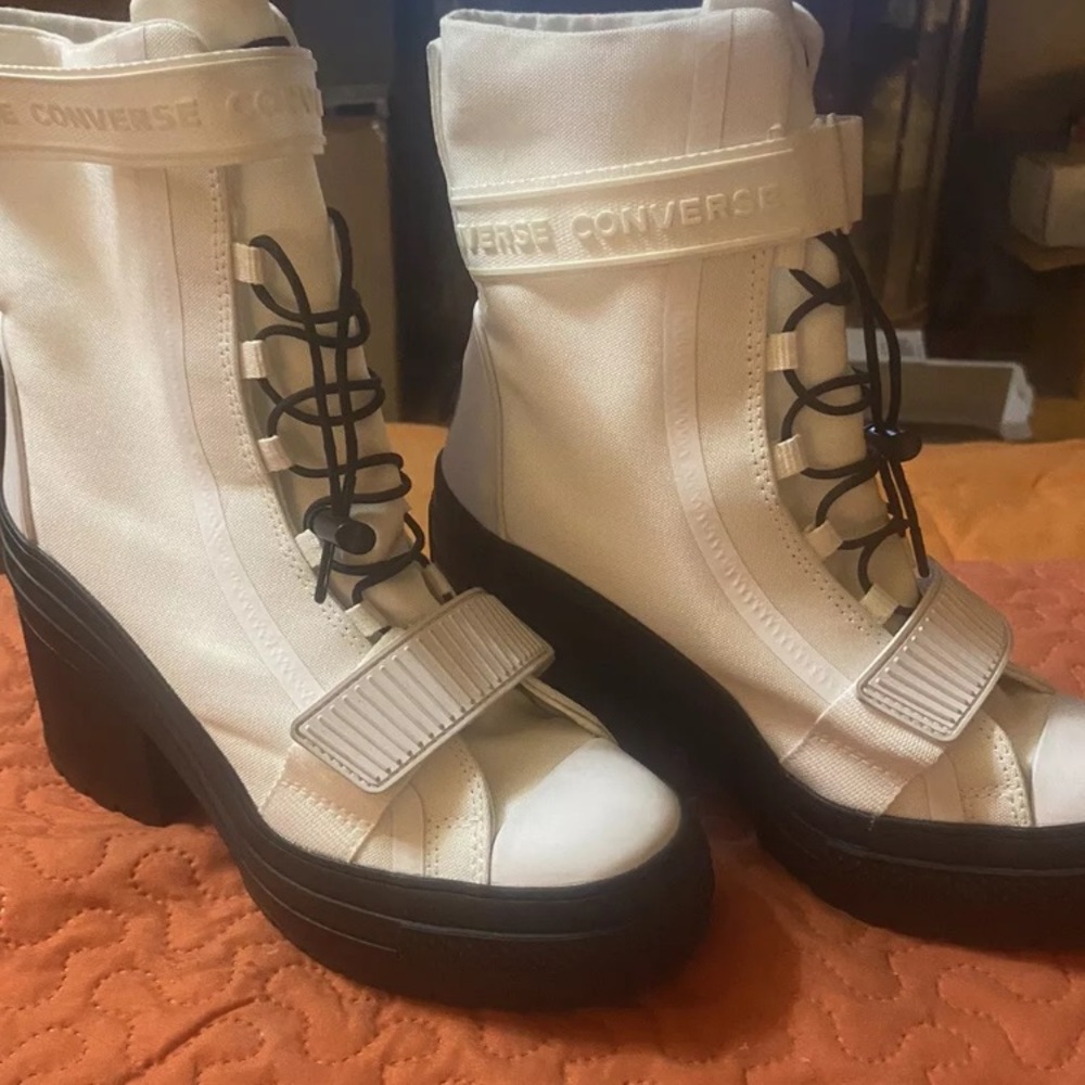 New Converse White G 82 Chuck 70 Deluxe Platform Boots 🥾